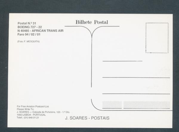 AFRICAN TRANS AIR, Boeing 727-22