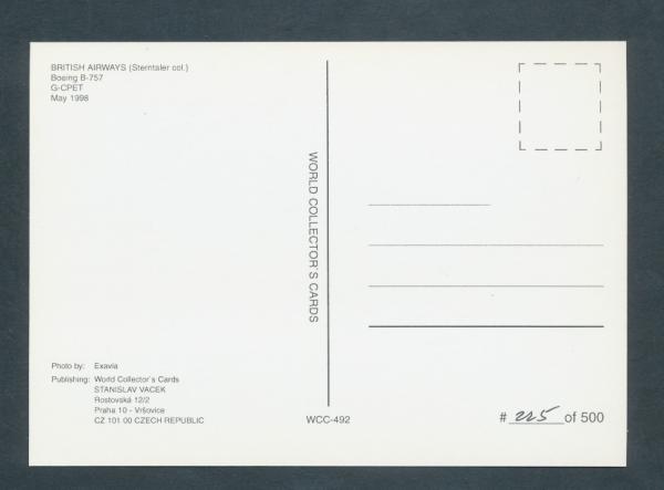 BRITISH AIRWAYS, Boeing B757