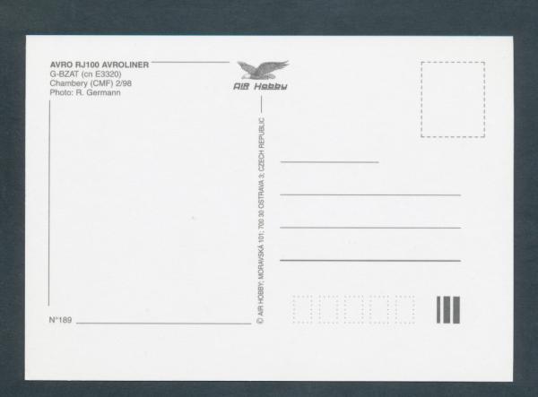 BRITISH AIRWAYS, Avro RJ100 Avroliner