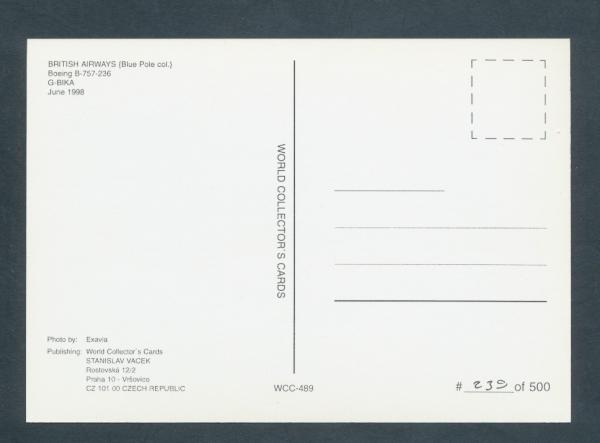 BRITISH AIRWAYS, Boeing B-757-236