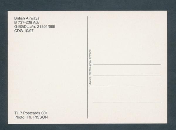 BRITISH AIRWAYS, B737-236 Adv