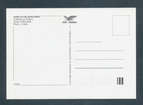 BRITISH AIRWAYS, Avro RJ100 Avroliner