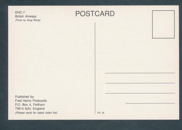 BRITISH AIRWAYS, DHC-7