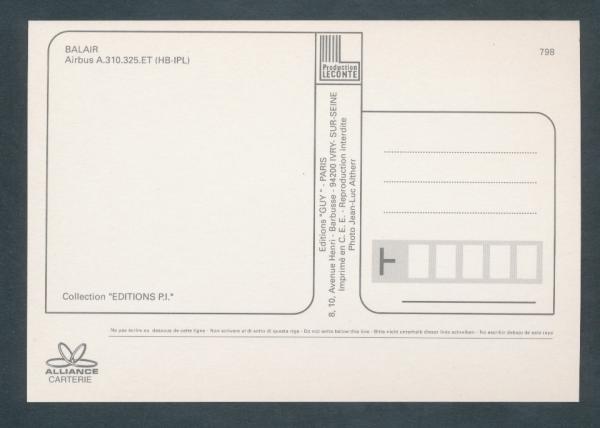 BALAIR, Airbus A-310.325 ET