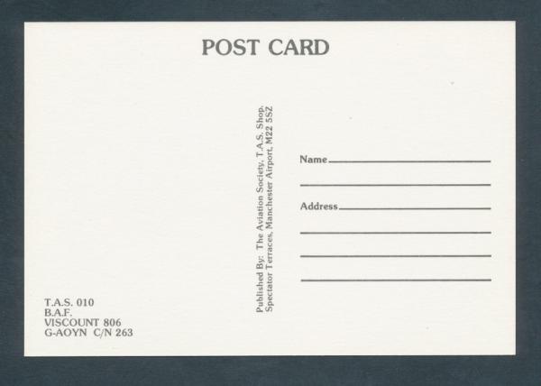 BAF BRITISH, Viscount 806