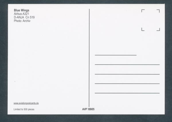 BLUE WINGS, Airbus A321