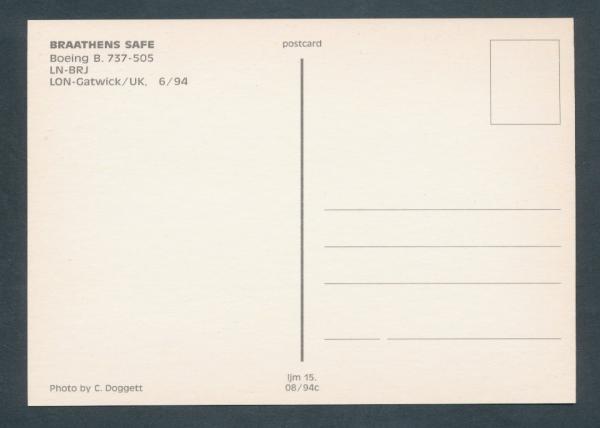 BRAATHENS, S.A.F.E., Boeing B 737-505