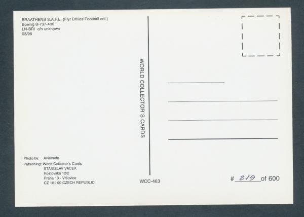 BRAATHENS, S.A.F.E., Boeing 737-405
