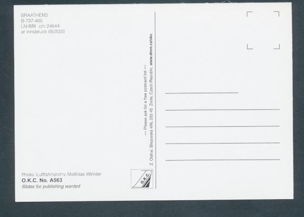 BRAATHENS,  B 737-405
