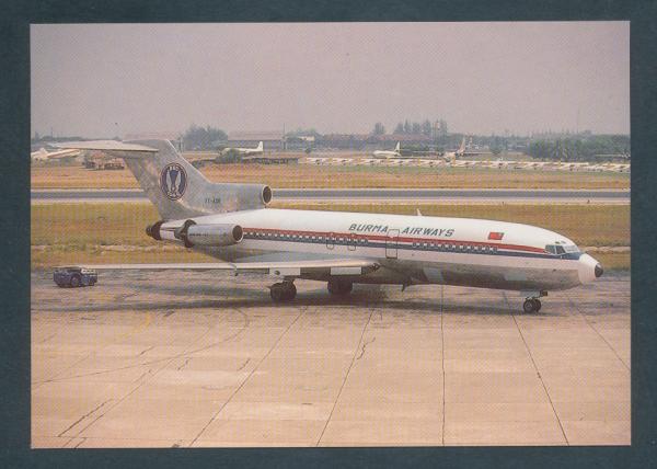 BURMA AIRWAYS, Boeing 727-193