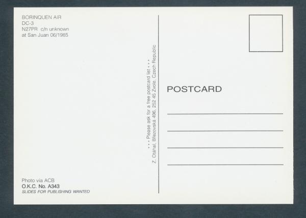 BORINQUEN AIR, DC-3
