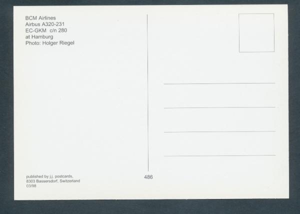 BCM AIRLINES, Airbus A320-231