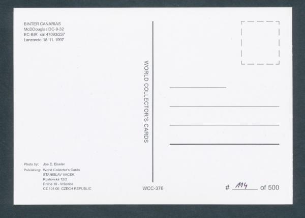 BINTER CANARIAS, McDDouglas DC-9-32