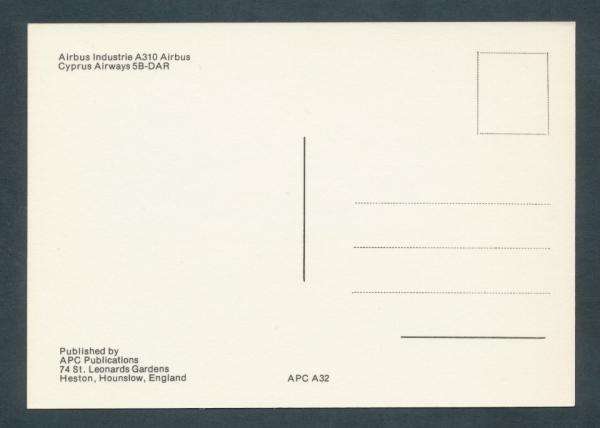CYPRUS AIRWAYS, Airbus Industrie A310