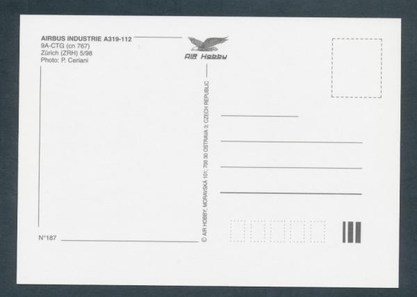 CROATIA, Airbus International A319-112