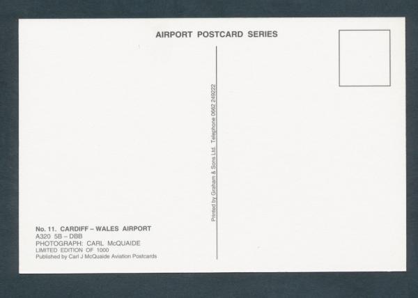 CARDIFF-WALES AIRPORT, A320 5B-DBB