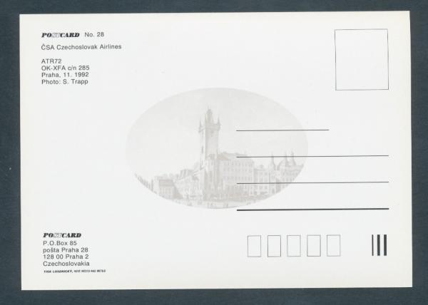 CSA CZECHOSLOVAK AIRLINES, ATR72