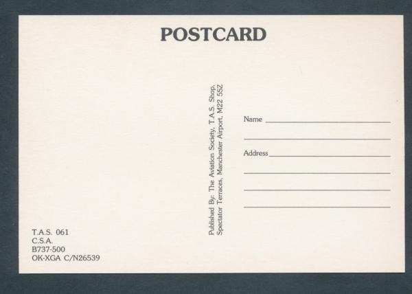 CSA CZECHOSLOVAK AIRLINES, B737-500