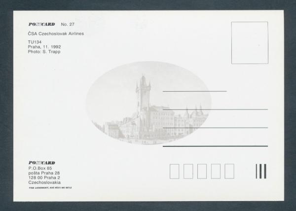 CSA CZECHOSLOVAK AIRLINES, TU 134