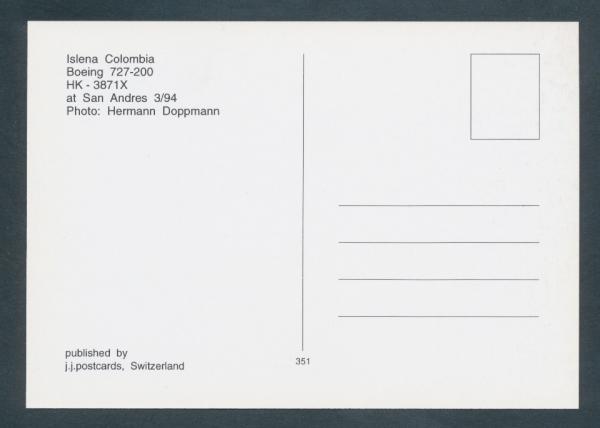 ISLENA COLOMBIA, Boeing 727-200
