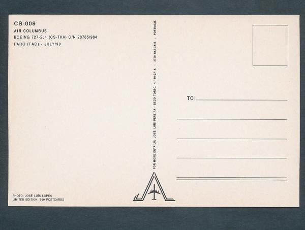 AIR COLUMBUS, Boeing 727-2J4