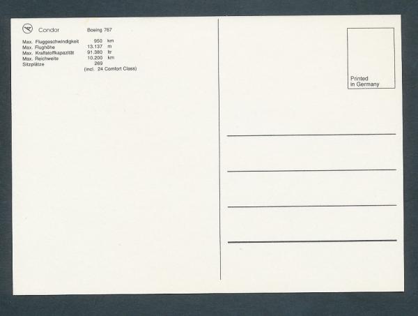 CONDOR, Boeing 767