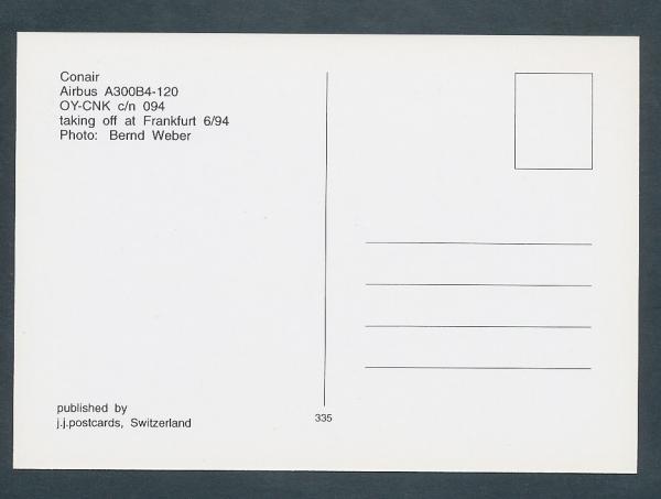 CONAIR, Airbus A300B4-120