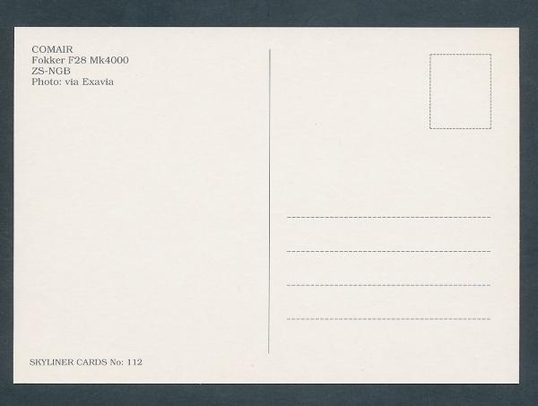 COMAIR CITIJET, Fokker F28