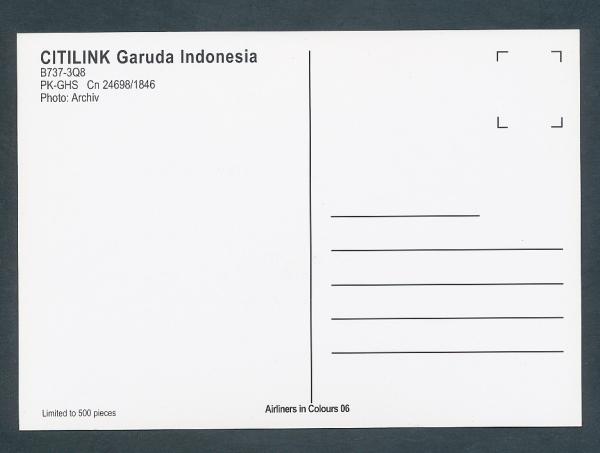 CITILINK GARUDA INDONESIA, B737-3Q8