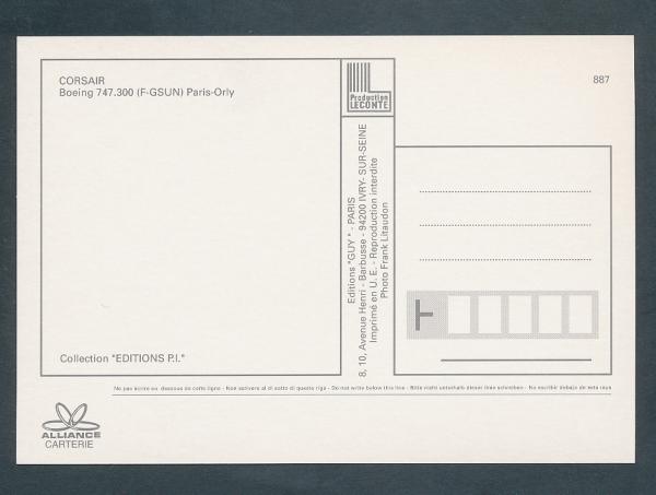 CORSAIR, Boeing 747.300