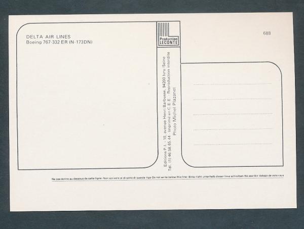 DELTA AIR LINES, Boeing 767-332