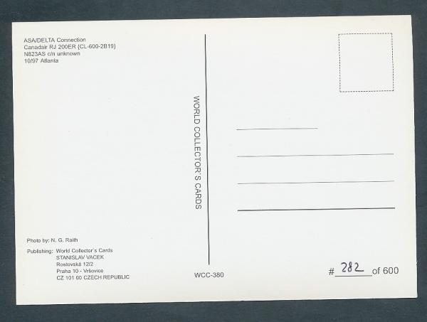 ASA DELTA CONNECTION, RJ 200