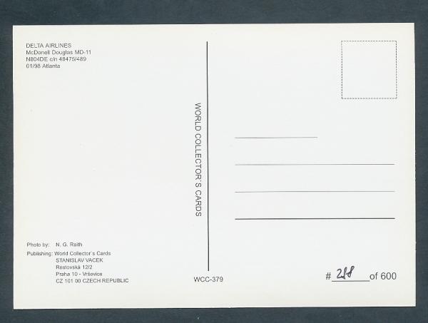 DELTA AIR LINES, McDonell Douglas MD-11