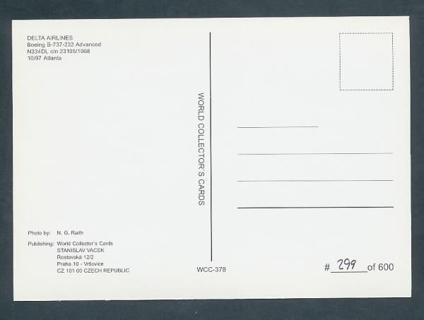 DELTA AIR LINES, Boeing B-737-232