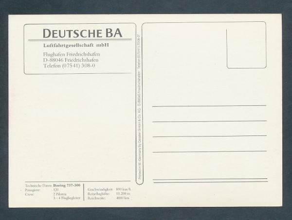 DEUTSCHE BA, Boeing 737-300