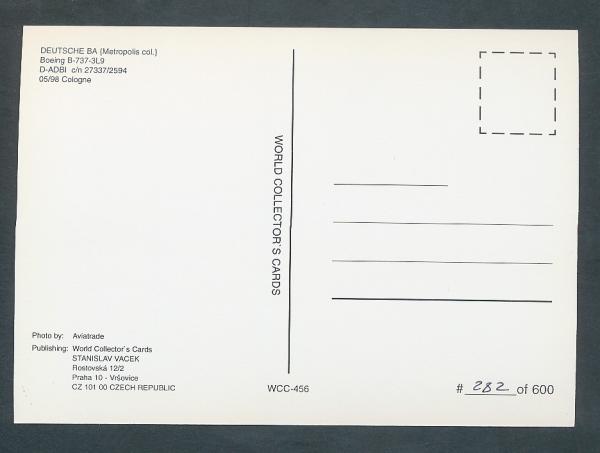 DEUTSCHE BA, B 737-3L9