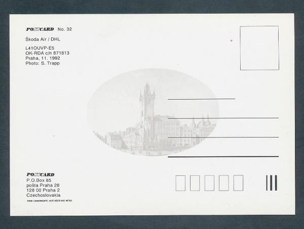 SKODA AIR/DHL, L410UVP-E5