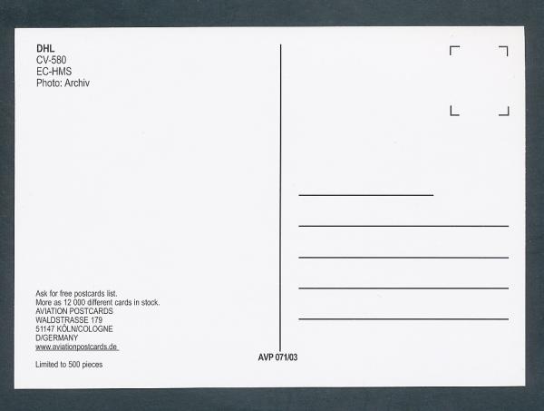 DHL, CV-580