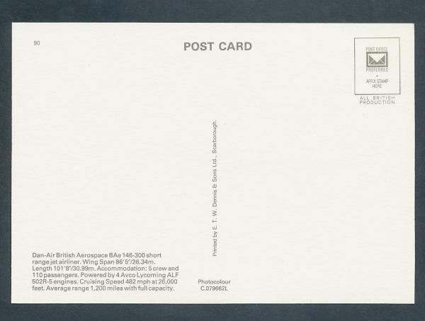 DAN-AIR, BAe 146-300