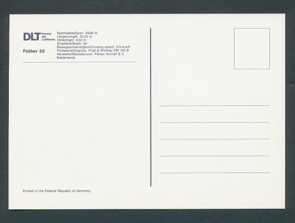 DLT, Fokker 50