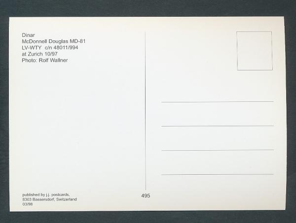 DINAR, McDonell Douglas MD-81