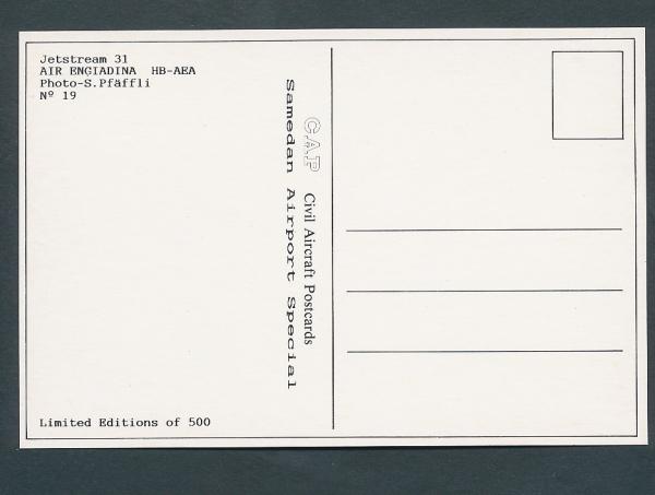 AIR ENGIADINA , Jetstream 31