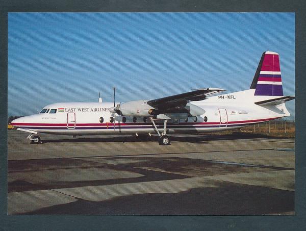 EAST WEST AIRLINES, Fokker F27