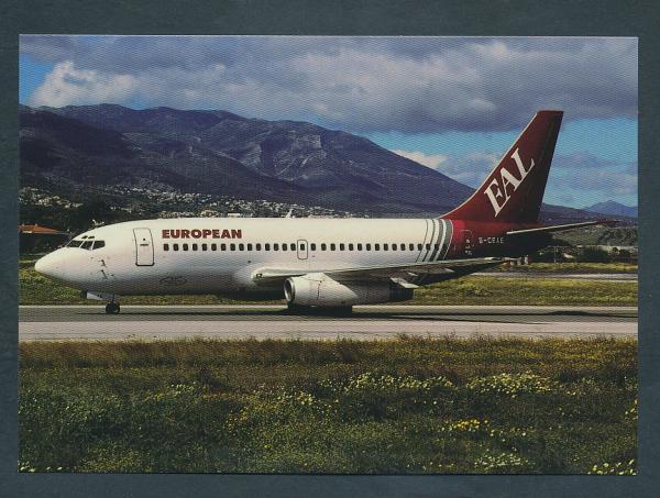 EAL EUROPEAN, B 737-229