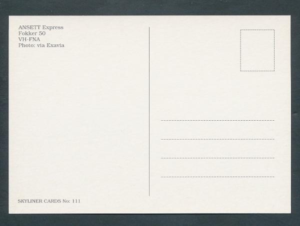 ANSETT EXPRESS, Fokker 50