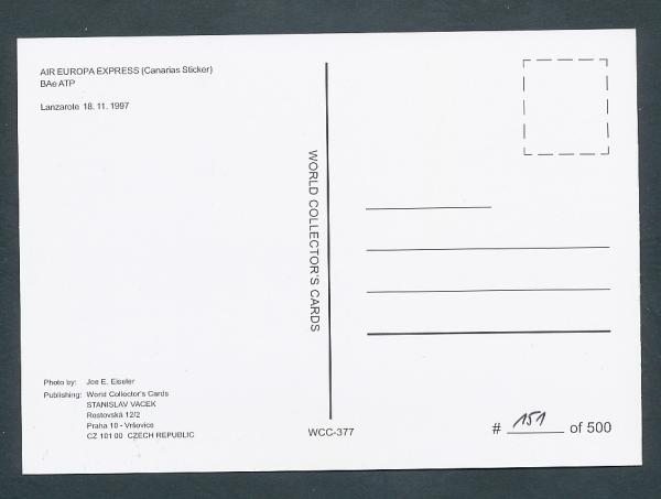 CANARIAS AIR EUROPA EXPRESS, BAe ATP