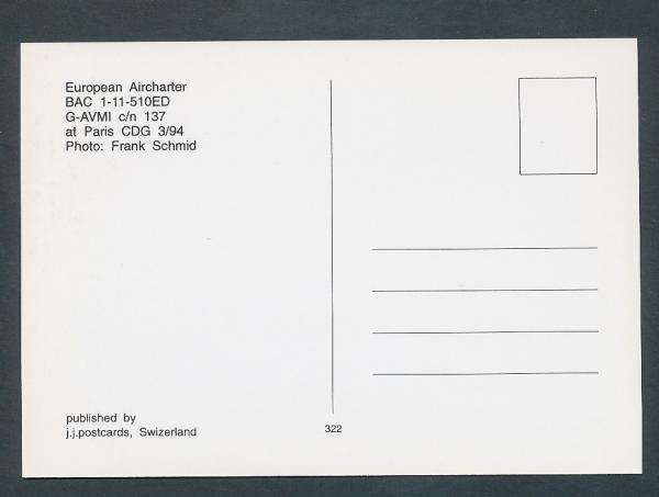 EAC EUROPEAN AIRCHARTER, BAC 1-11-510ED