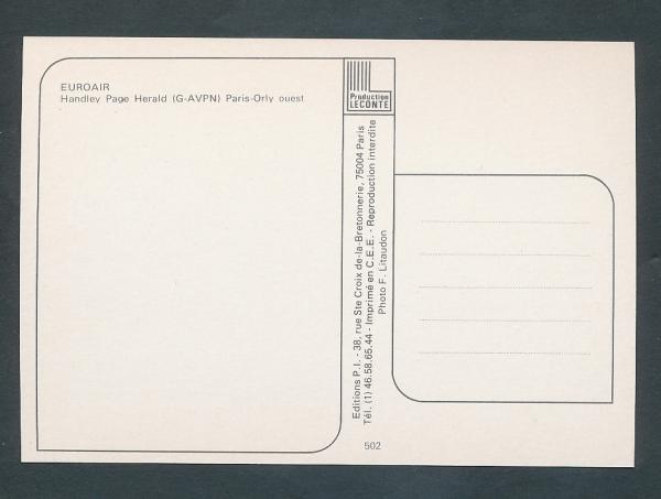 EUROAIR, Handley Page Herald