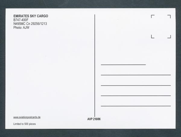 EMIRATES SKY CARGO, B747-400F