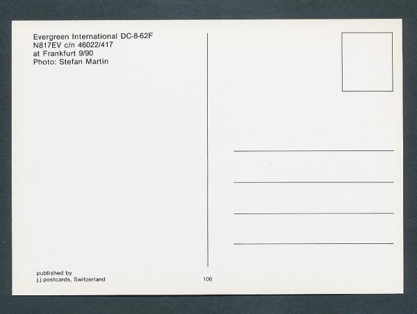 EVERGREEN INTERNATIONAL, DC-8-62F